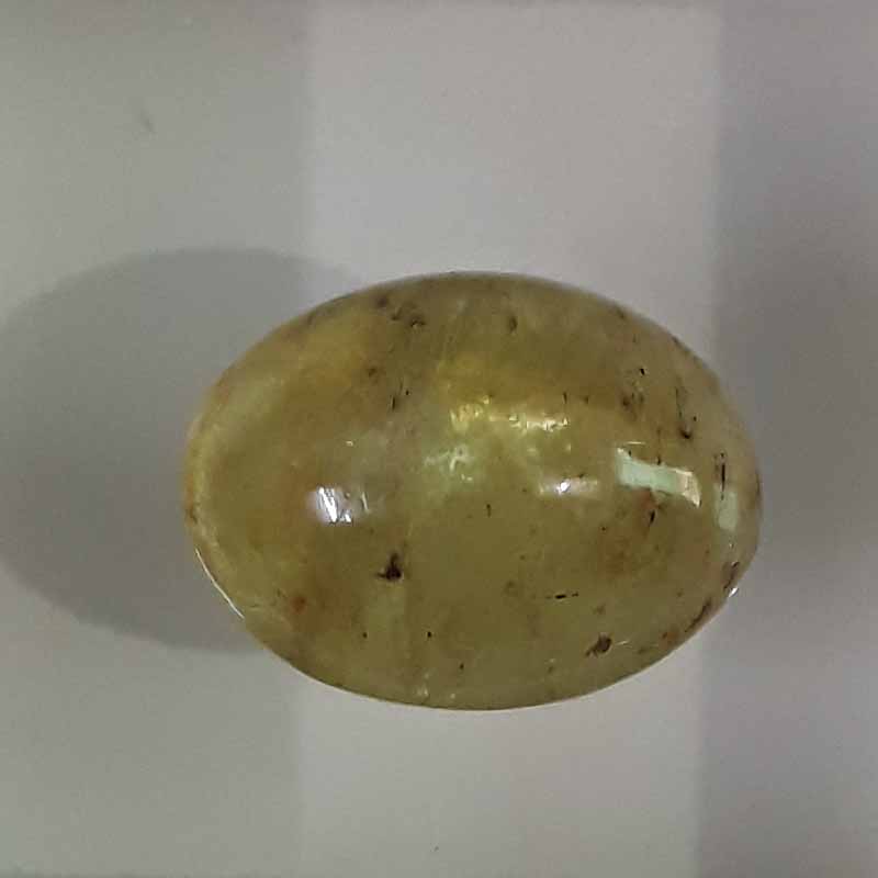 11.20 Ratti Natural Apatite Cat^s Eye with Govt. Lab certified-(1100)