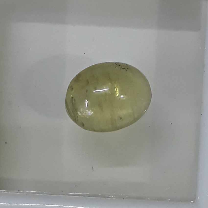19.76 Ratti Natural Apatite Cat^s Eye with Govt. Lab certified-(1100)
