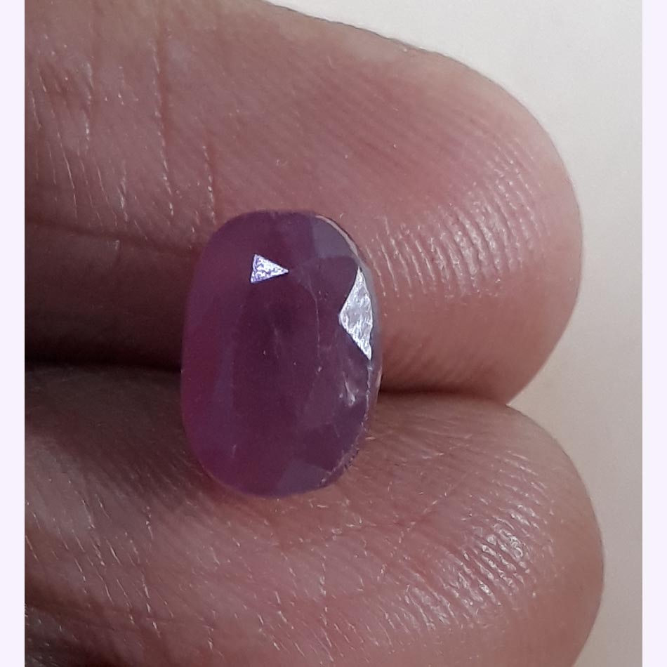 3.79 Carat Natural New Burma Ruby with Govt Lab Certificate