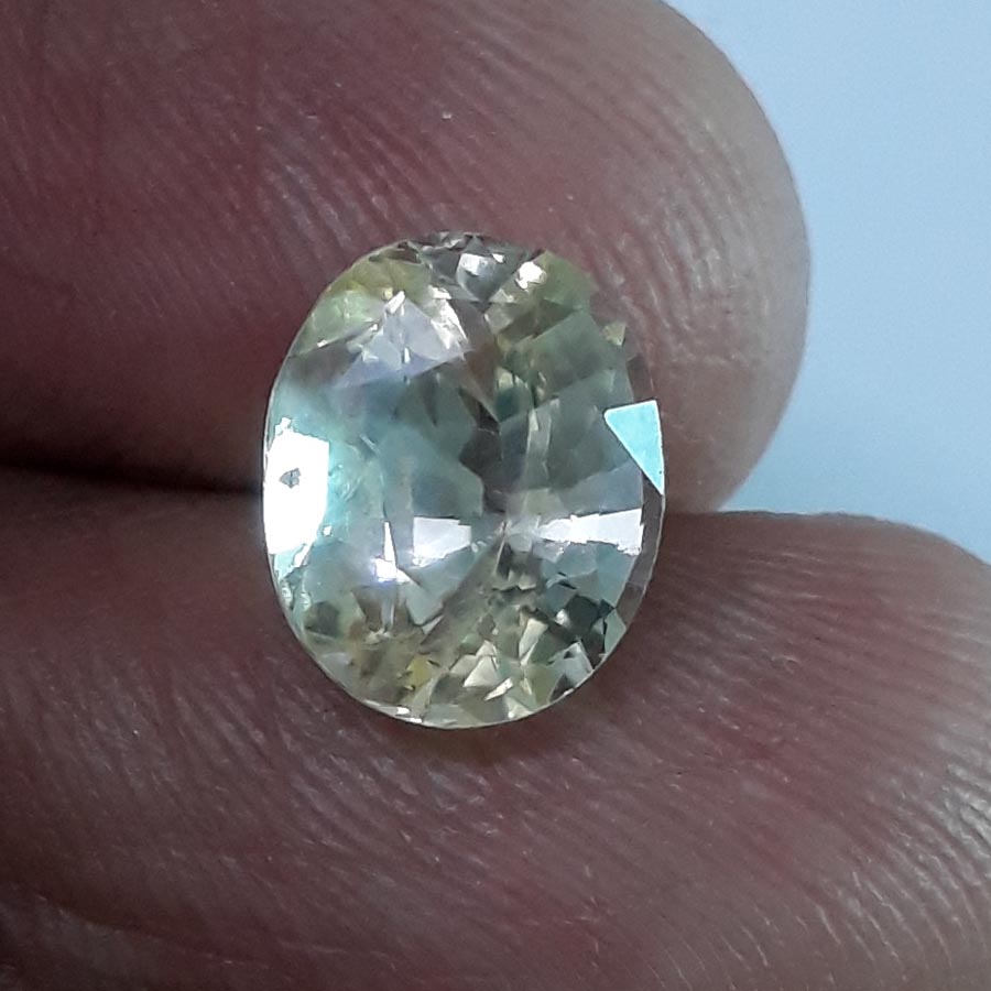 3.22 Ratti  Natural yellow sapphire with Govt Lab Certificate-34410