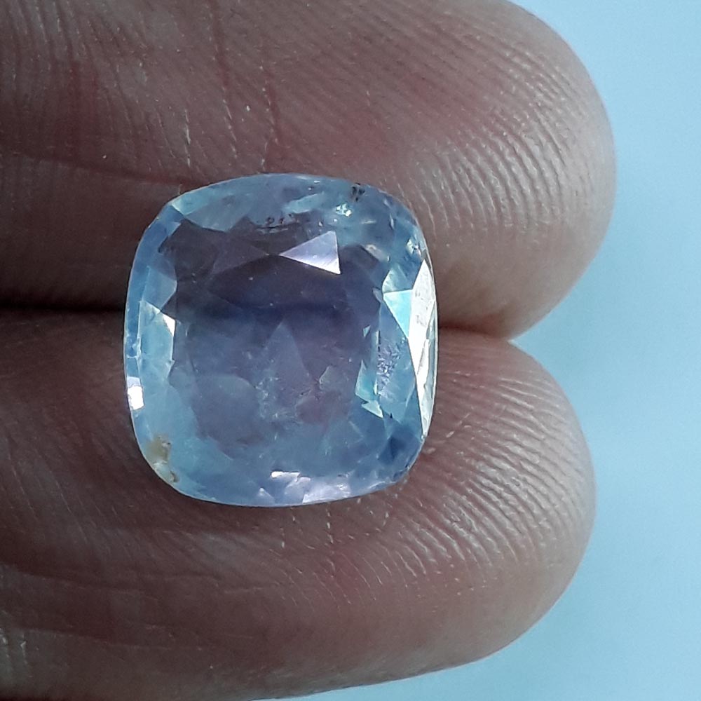 7.51 Ratti Natural Blue Sapphire With Govt Lab Certified
