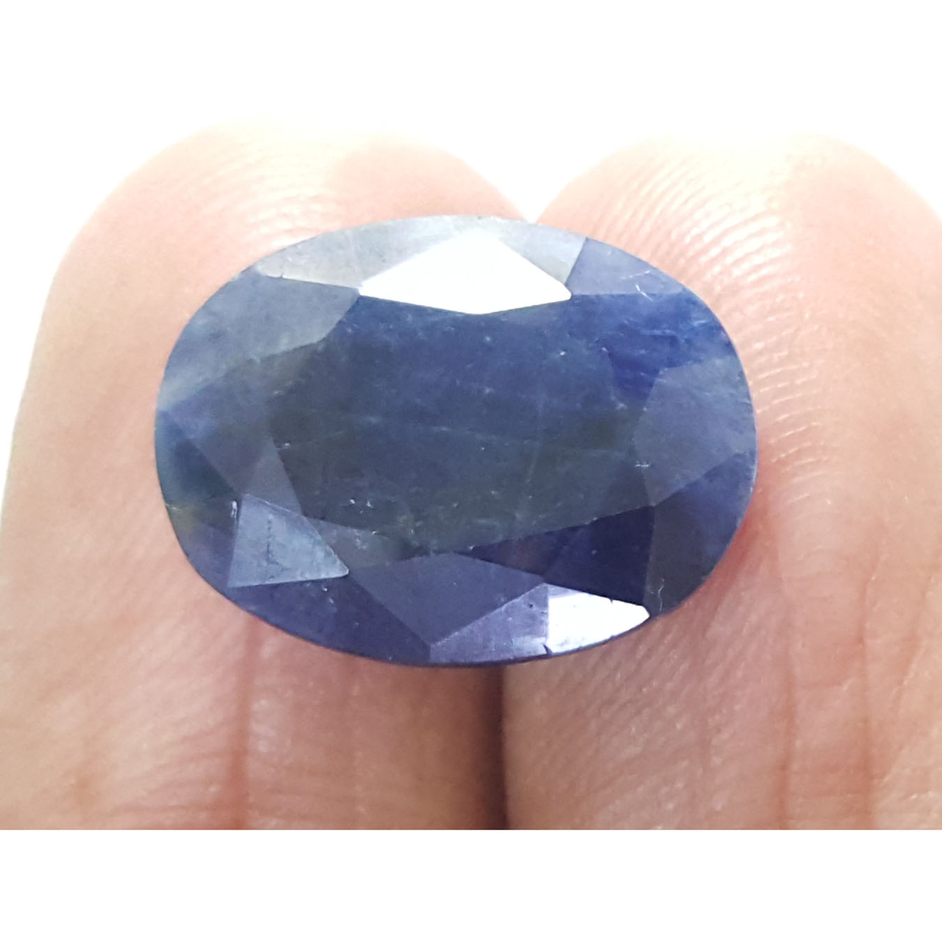 12.69 Ratti Natural Blue Sapphire With Govt Lab Certified-(2331)