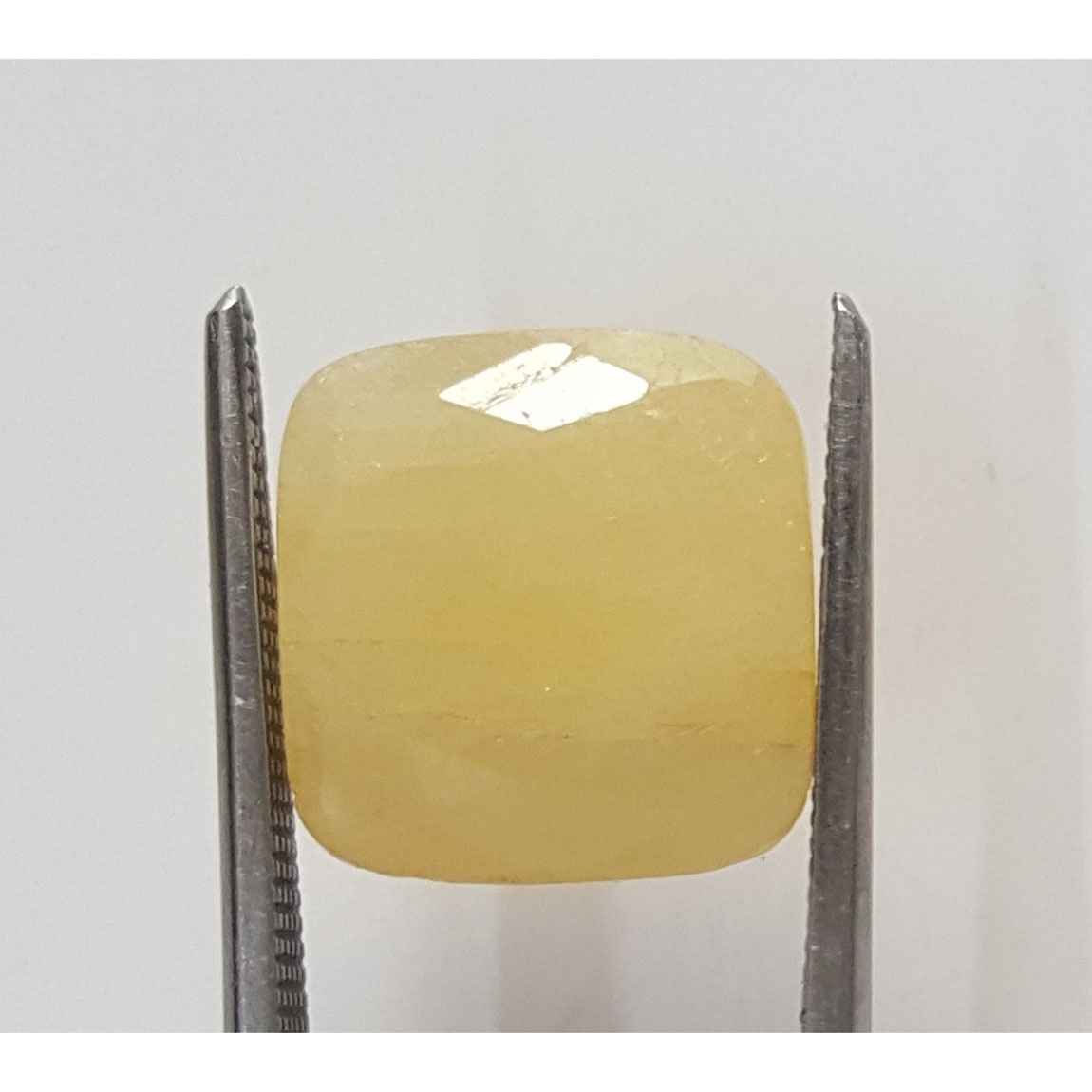 7.23 Ratti Natural Yellow Sapphire With Govt Lab Certificate-(1221)