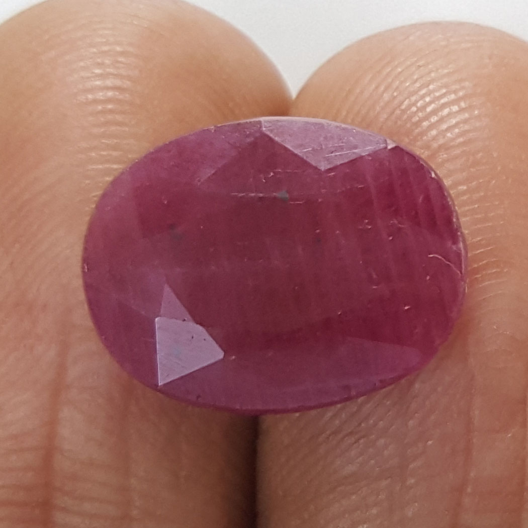 8.36 Ratti Natural New Burma Ruby with Govt. Lab Certificate-(3441)