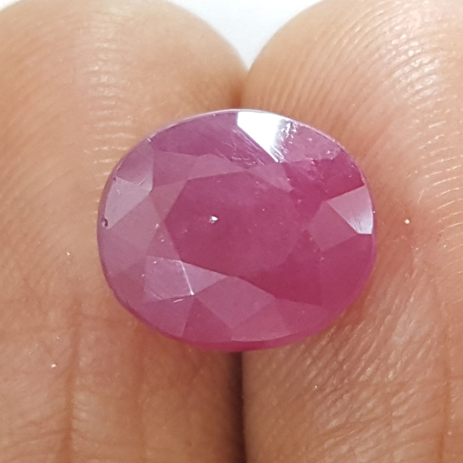 7.29 Ratti Natural New Burma Ruby with Govt. Lab Certificate-(7881)