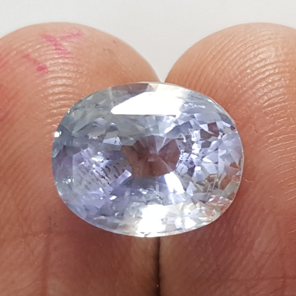 7.43 Ratti Natural Blue Sapphire with Govt Lab Certificate-(45510)
