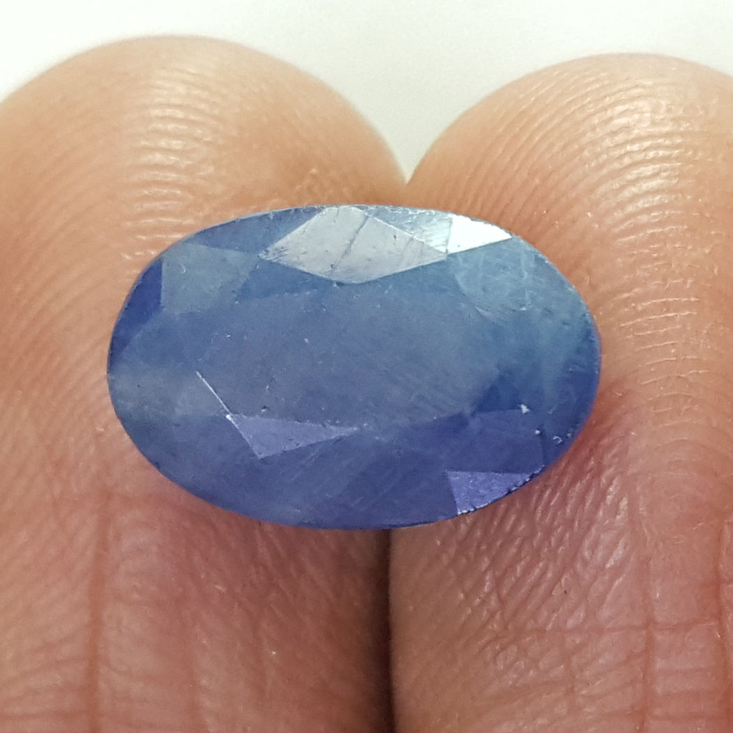 6.63 Ratti Natural Blue Sapphire with Govt Lab Certificate-(2331)