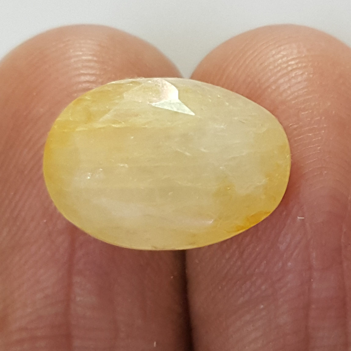 10.08 Ratti Natural Yellow Sapphire With Govt Lab Certificate-(4551)