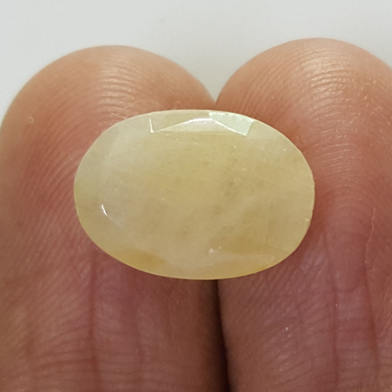 8.30 Ratti Natural Yellow Sapphire With Govt Lab Certificate-(1221)