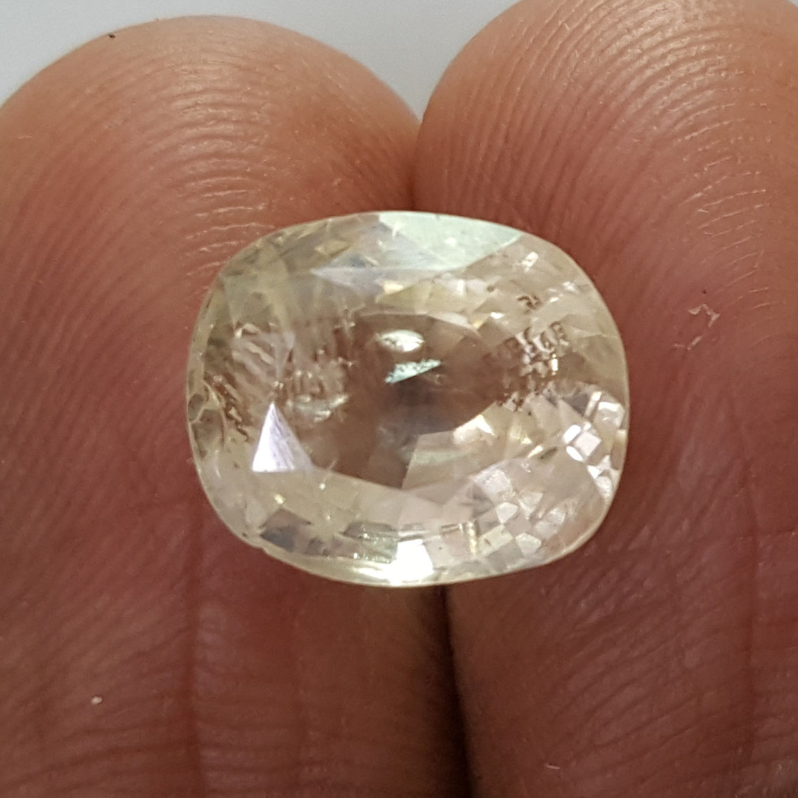 8.30 Ratti Natural Yellow Sapphire With Govt Lab Certificate-(16650)