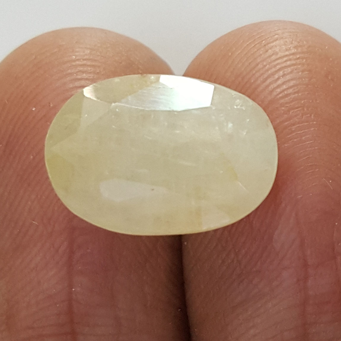 8.86 Ratti Natural Yellow Sapphire With Govt Lab Certificate-(1221)