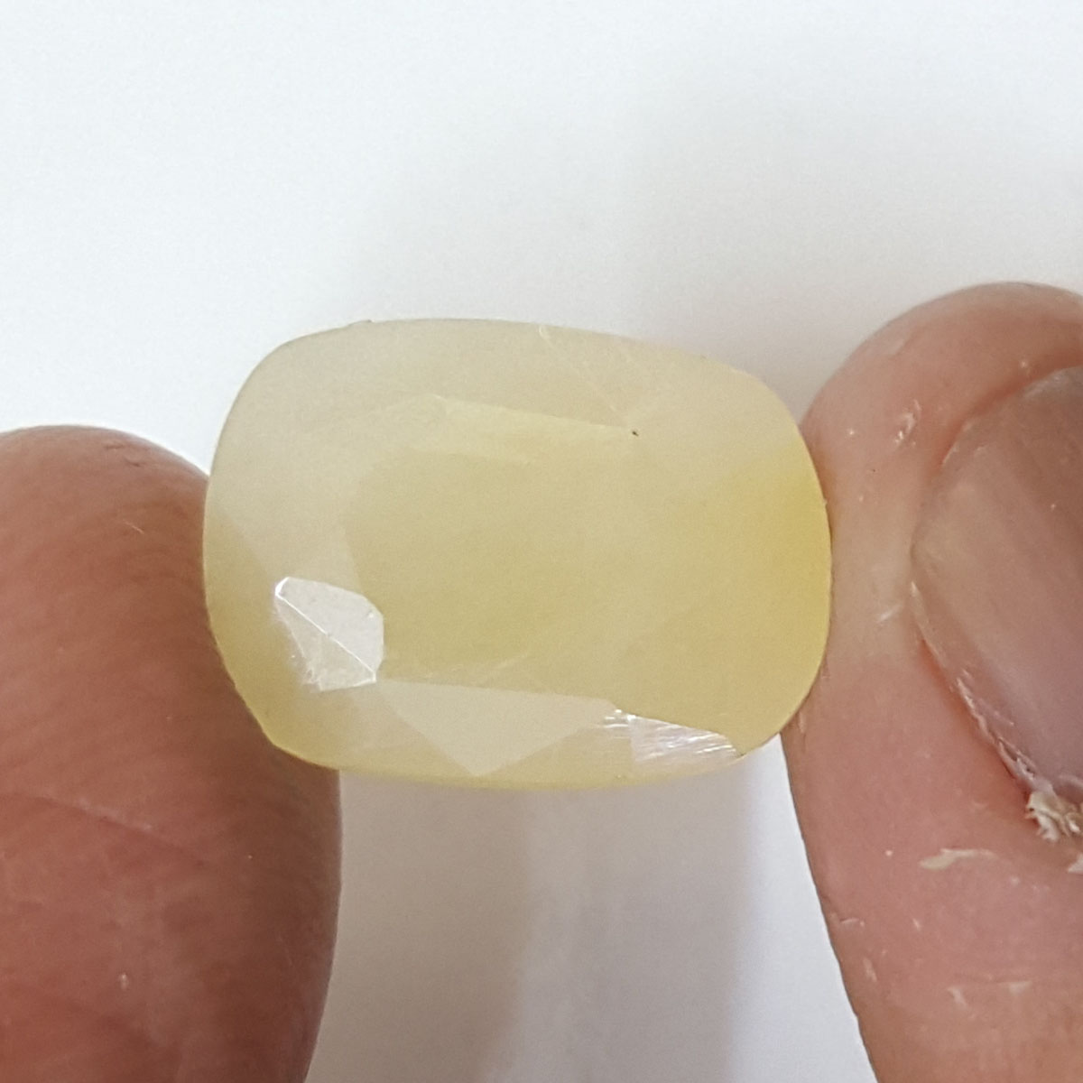 7.03 Ratti Natural Yellow Sapphire with Govt Lab Certificate-(1221)
