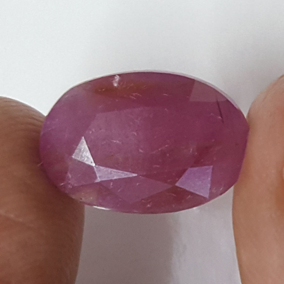 7.74 Ratti Natural New Burma Ruby with Govt Lab Certificate-(3441)