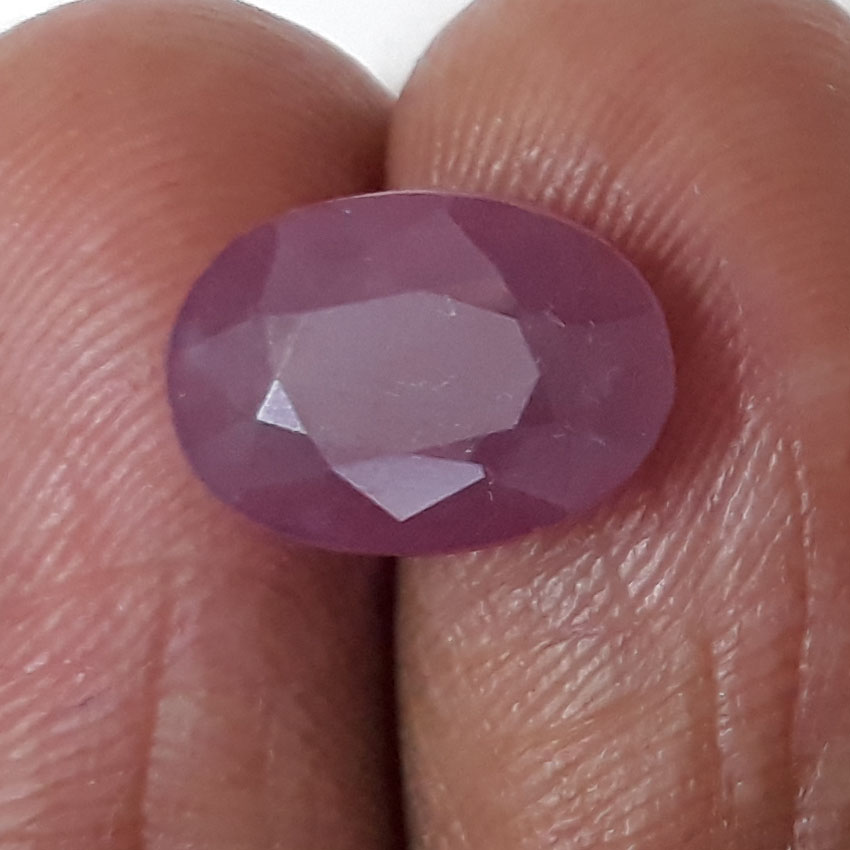 4.68 Ratti Natural New Burma Ruby with Govt Lab Certificate-(3441)