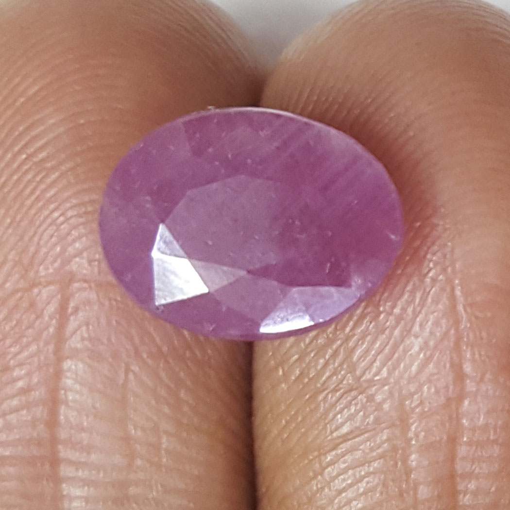 5.99 Ratti Natural New Burma Ruby with Govt Lab Certificate-(3441)