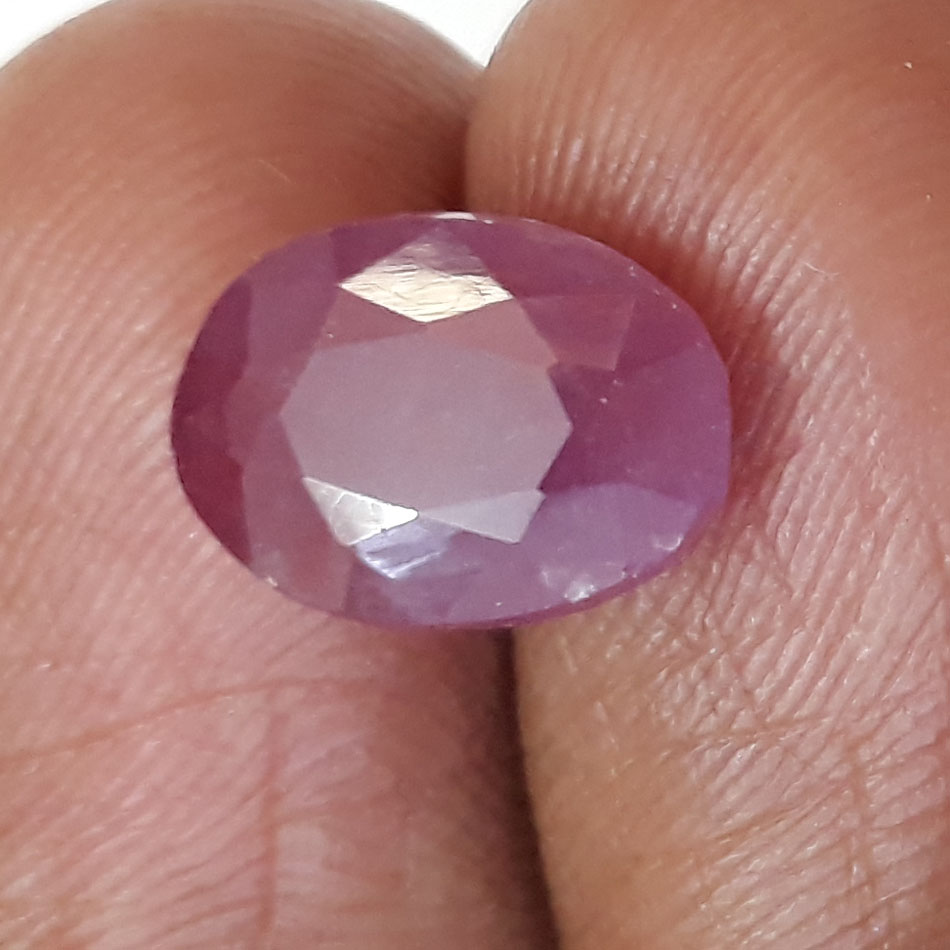 4.46 Ratti Natural New Burma Ruby with Govt Lab Certificate-(4551)