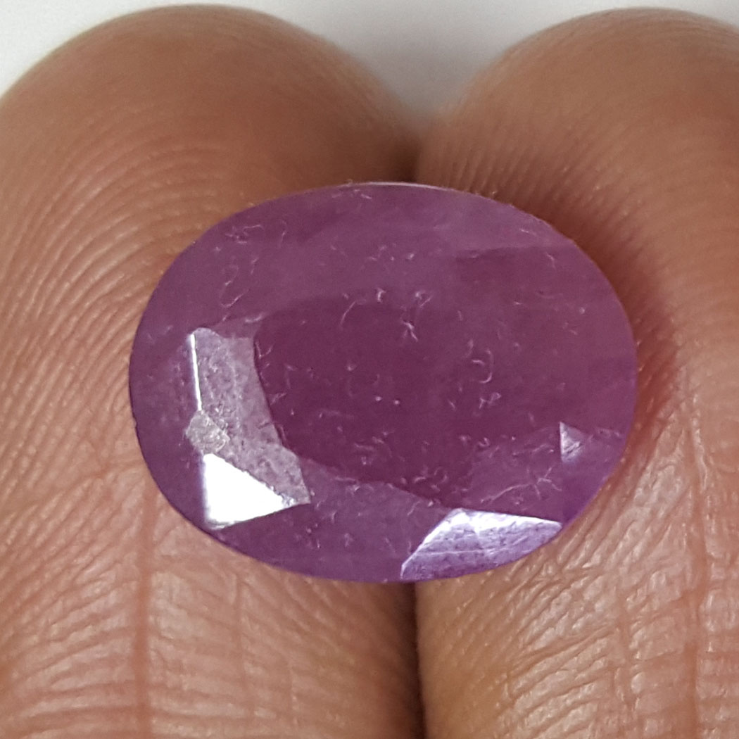 7.86 Ratti Natural New Burma Ruby with Govt Lab Certificate-(3441)