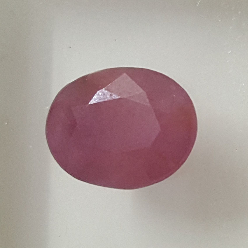 4.44 Ratti Natural New Burma Ruby with Govt. Lab Certificate-(5661)