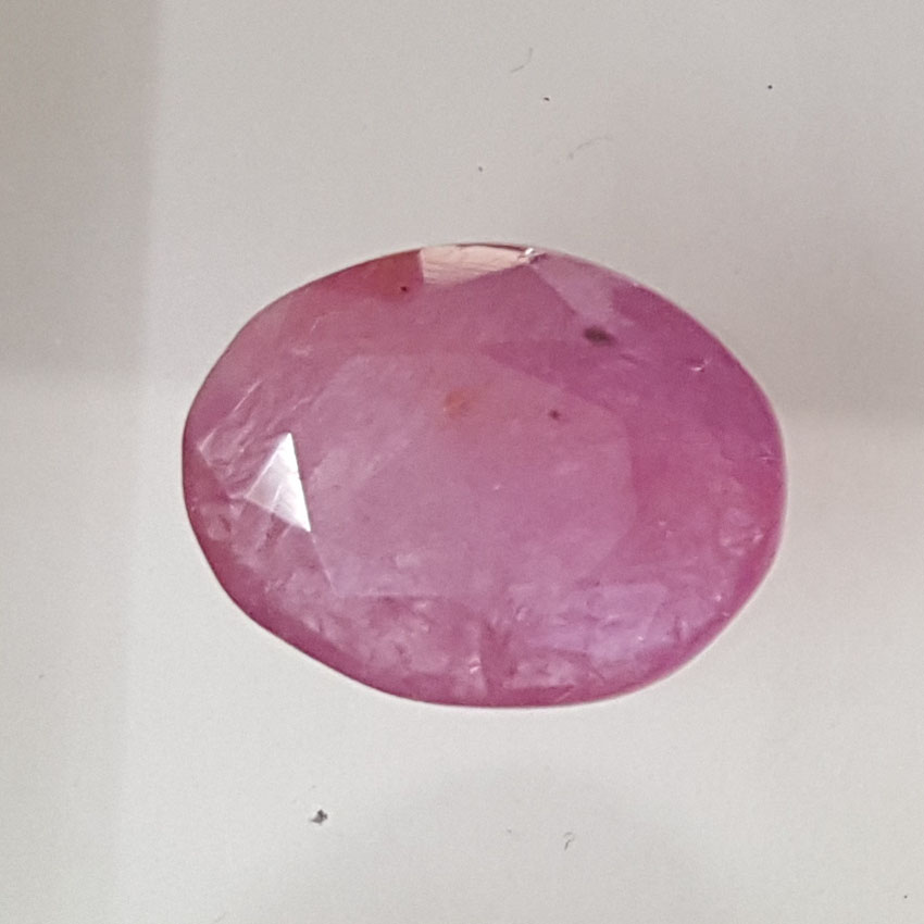 3.74 Ratti Natural Mozambique Ruby with Govt. Lab Certificate-(34410)