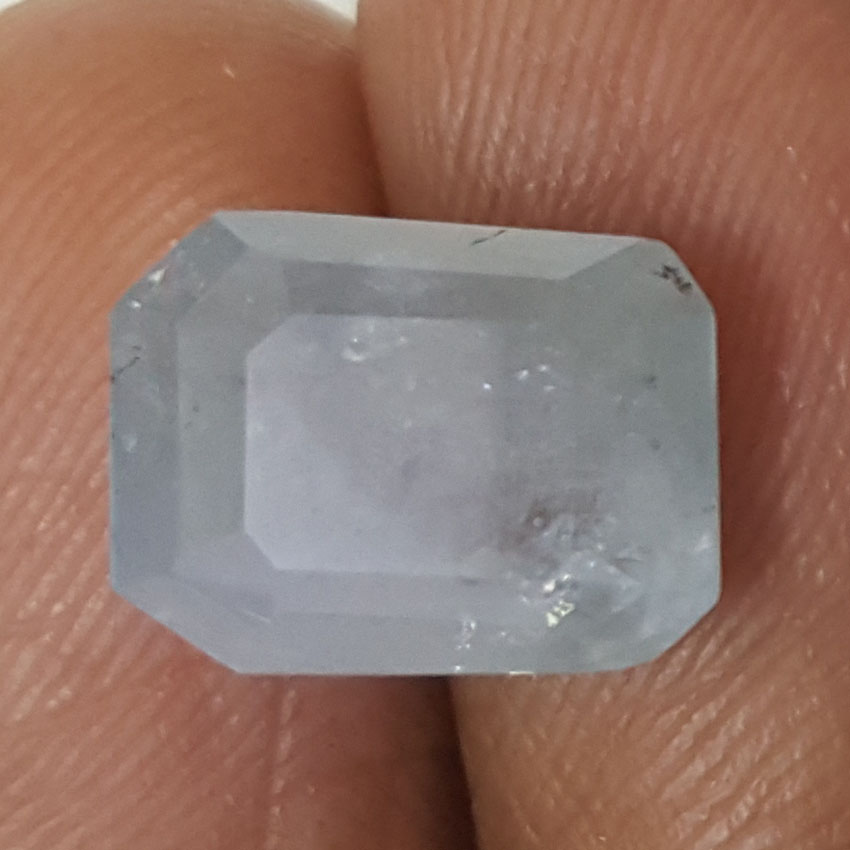 6.77 Ratti Natural Blue Sapphire With Govt Lab Certified-(4551)