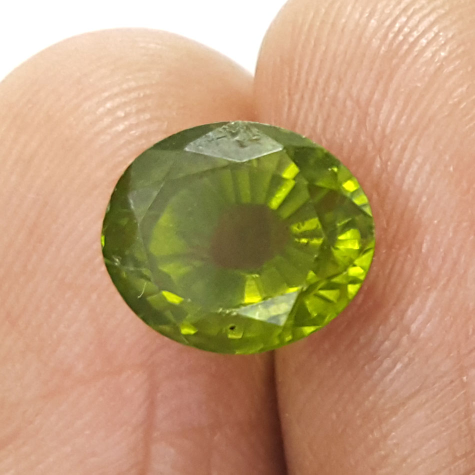 4.83 Ratti Natural Peridot With Govt.Lab Certificate-(4551)
