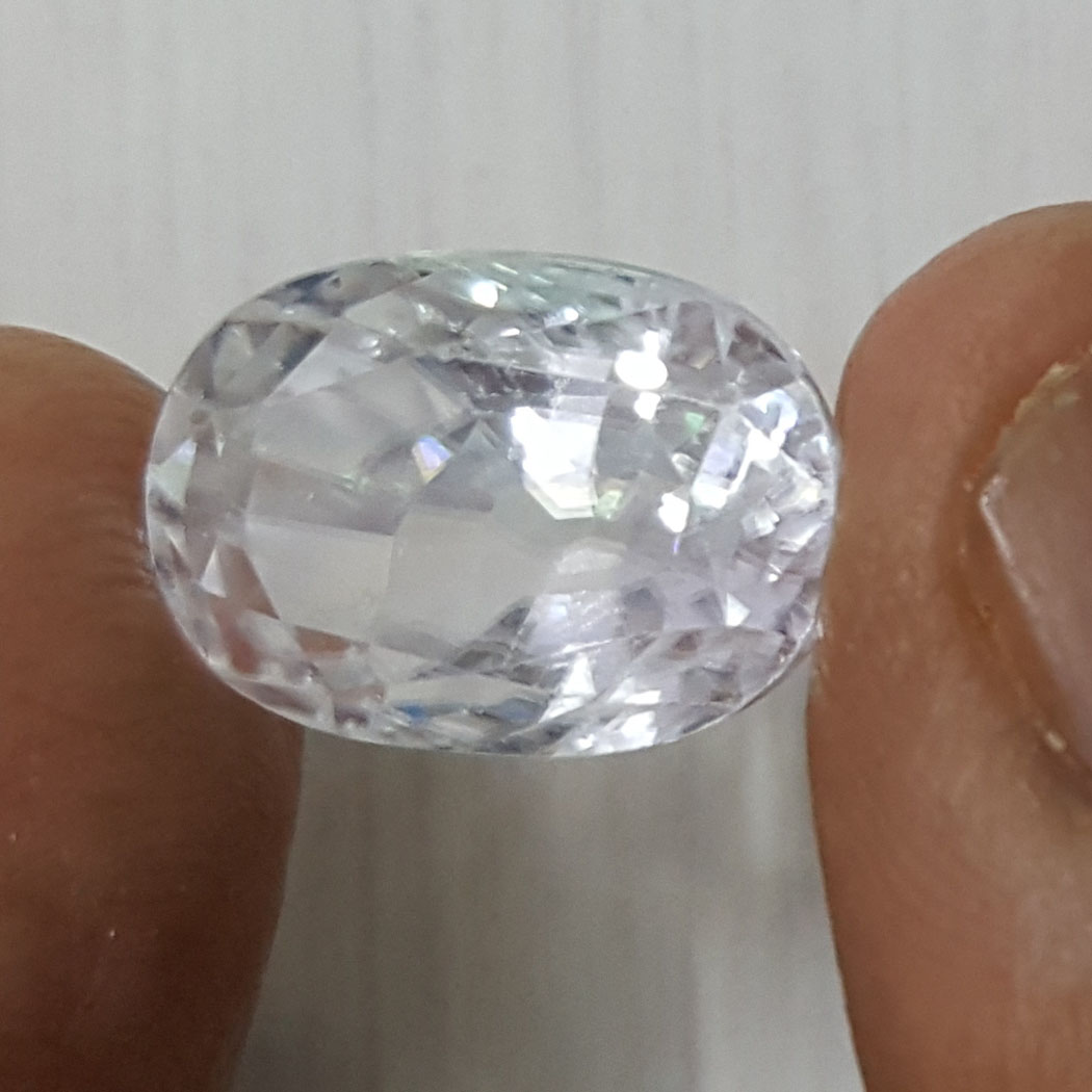 14.14 Ratti Natural Zircon With Govt. Lab certificate-(4551)