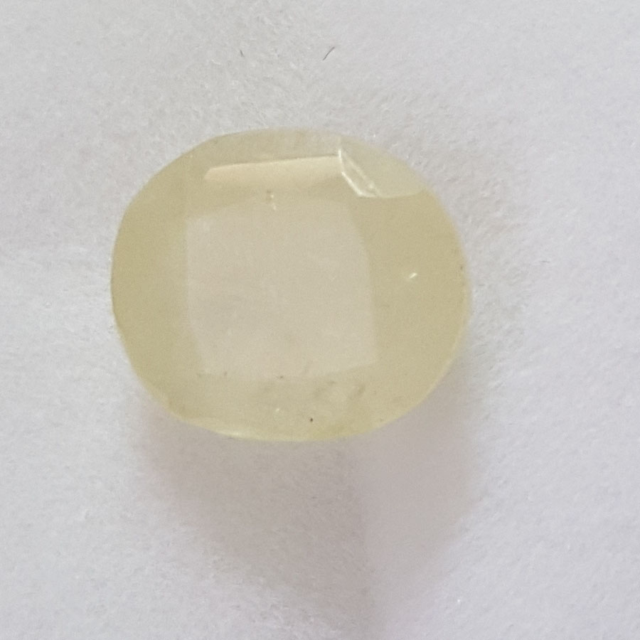 5.07 Ratti Natural Yellow Sapphire With Govt Lab Certificate-(6771)