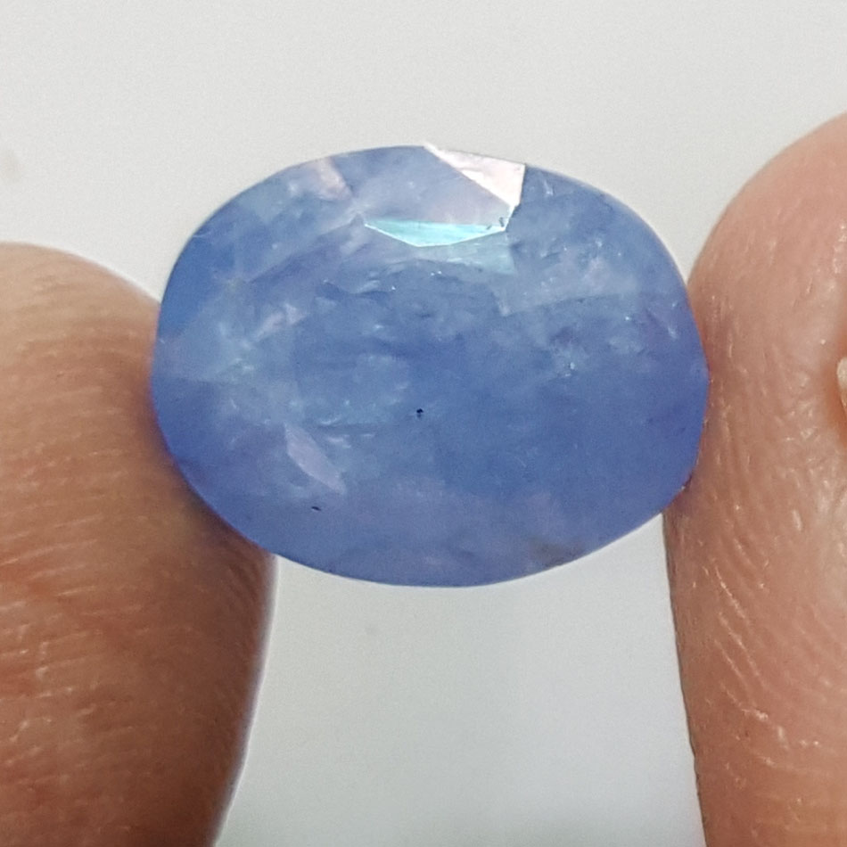 7.10 Ratti Natural Blue Sapphire With Govt Lab Certified-(4551)