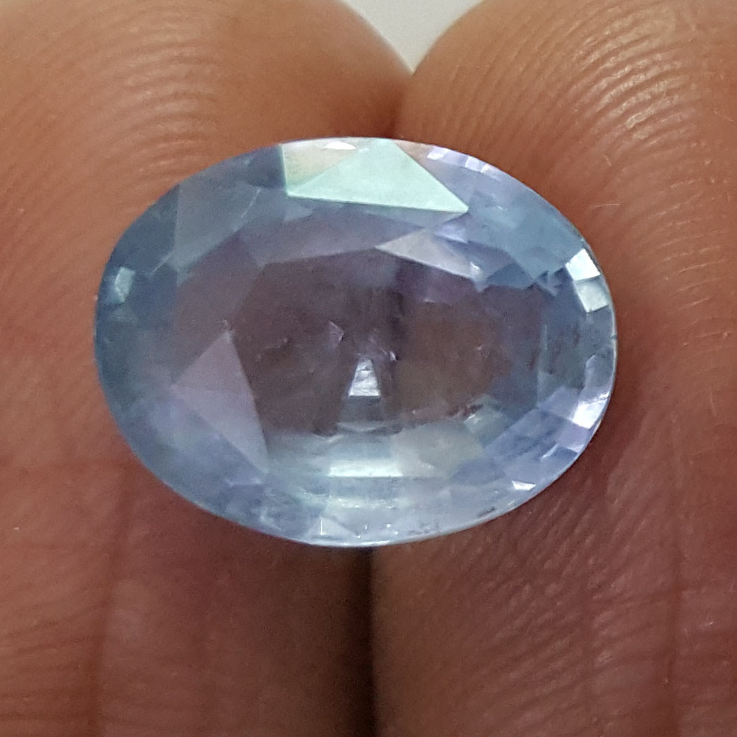 7.48 Ratti Natural Blue Sapphire With Govt Lab Certified-(34410)