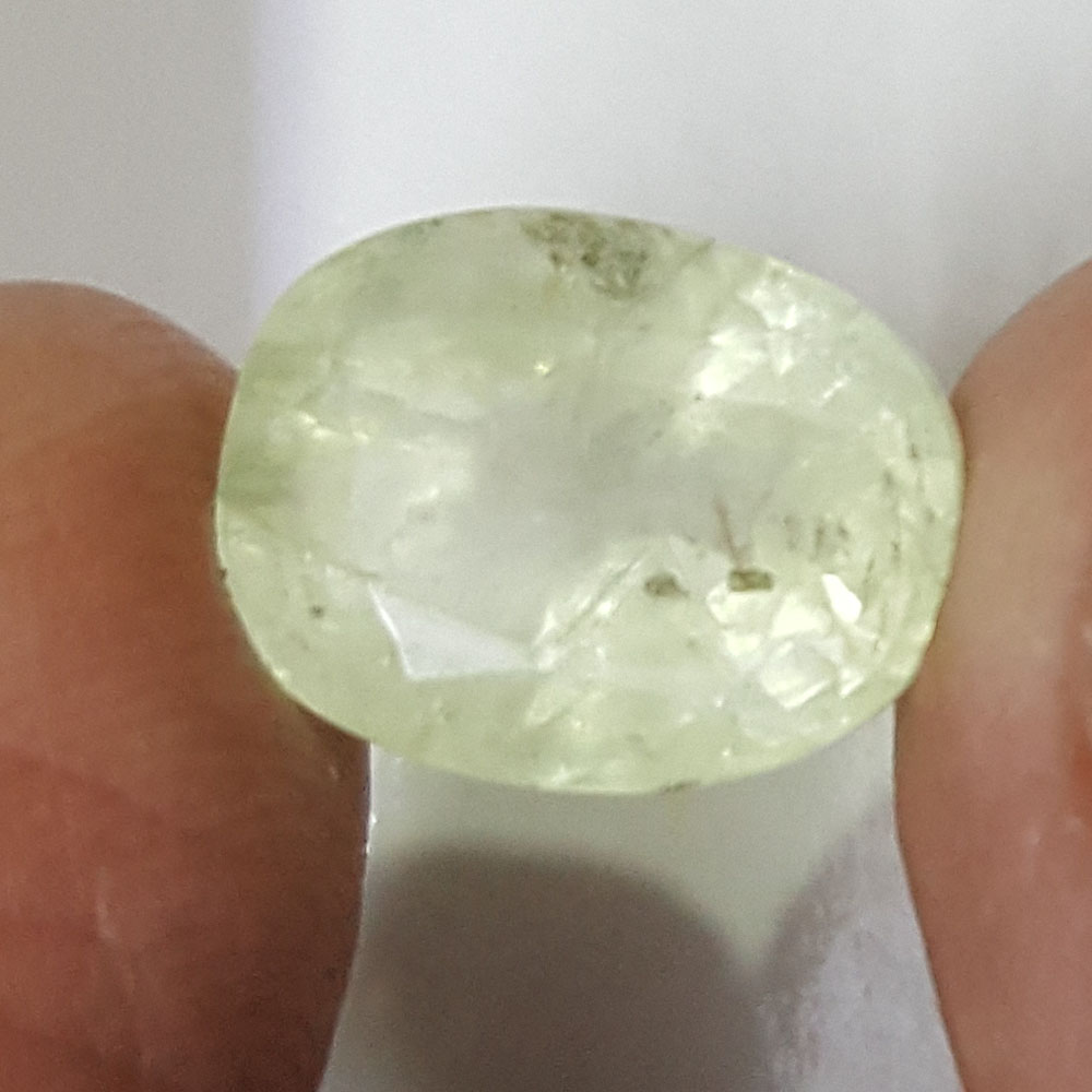 9.71 Ratti Natural Yellow Sapphire with Govt Lab Certificate-(6771)