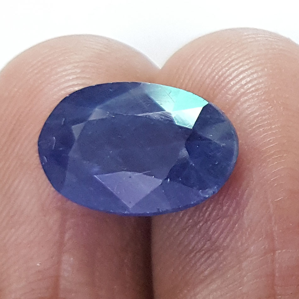 6.86 Ratti Natural Blue Sapphire With Govt Lab Certified-(2331)