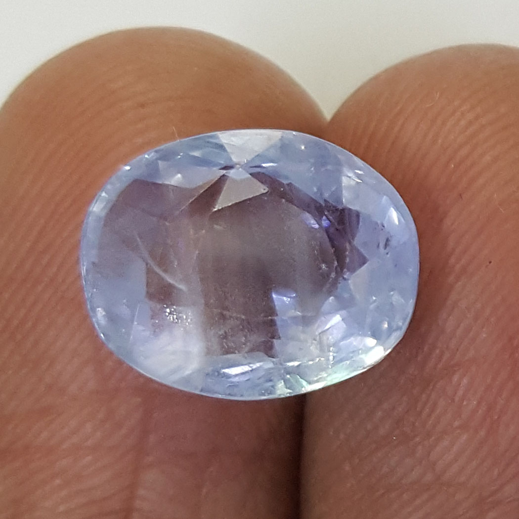 6.43 Ratti Natural Blue Sapphire With Govt Lab Certified-(12210)