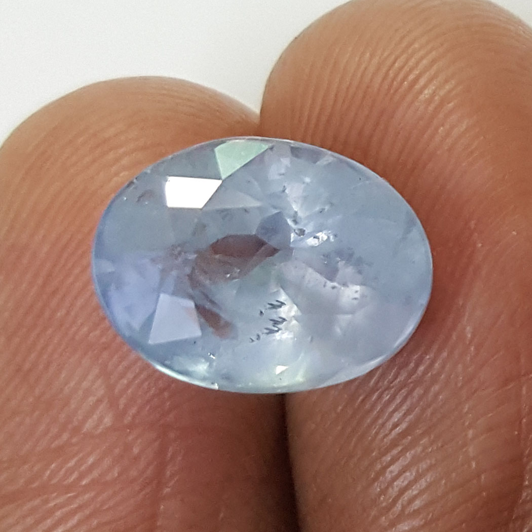 7.95 Ratti Natural Blue Sapphire With Govt Lab Certified-(11000)