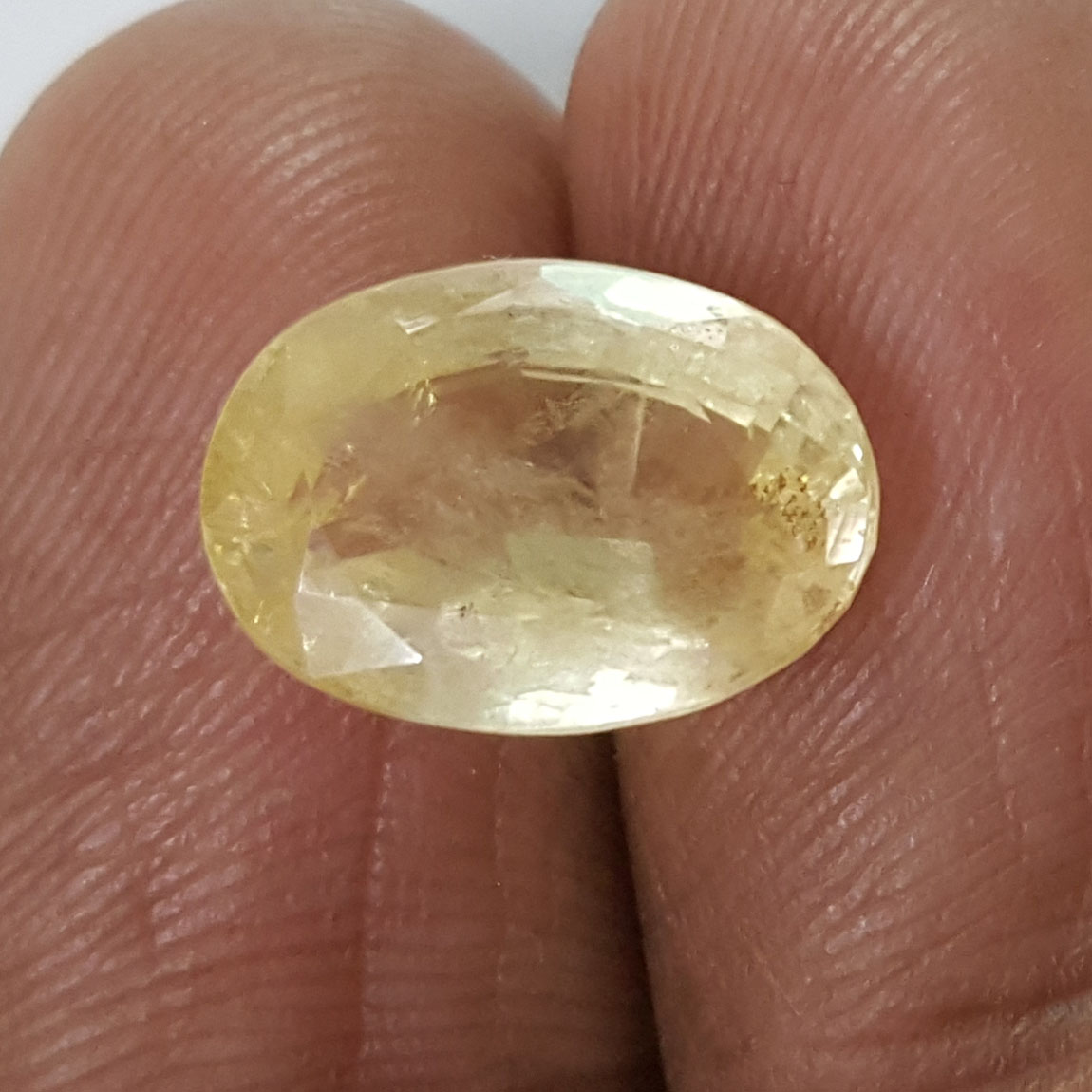 6.84 Ratti Natural Yellow Sapphire with Govt Lab Certificate-(16650)