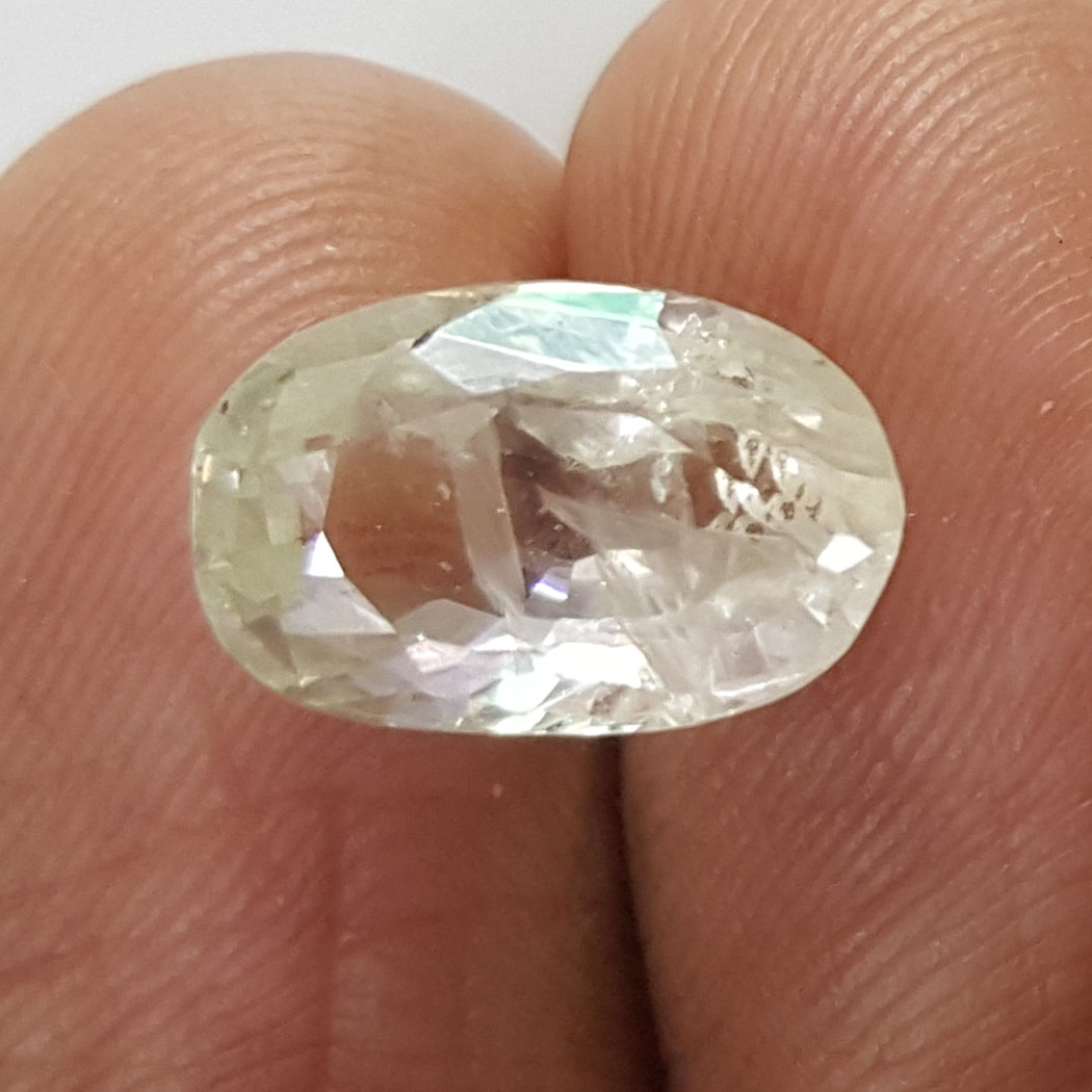 6.56 Ratti Natural Yellow Sapphire with Govt Lab Certificate-(16650)
