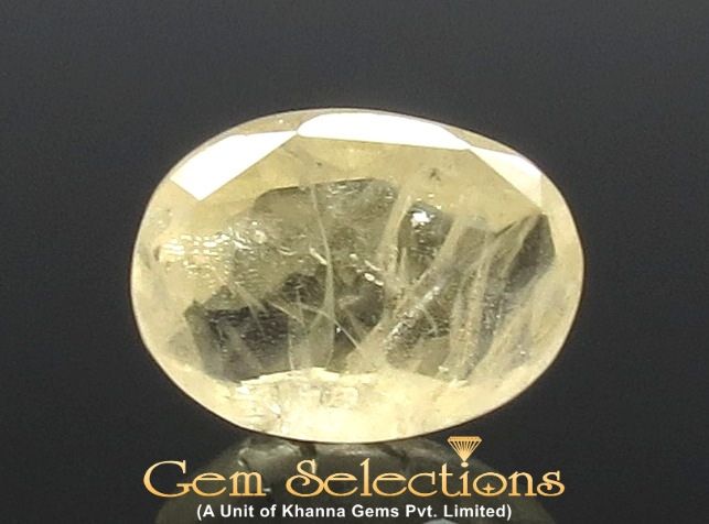 3.24 Ratti Natural Yellow Sapphire with Govt Lab Certificate-(6771)