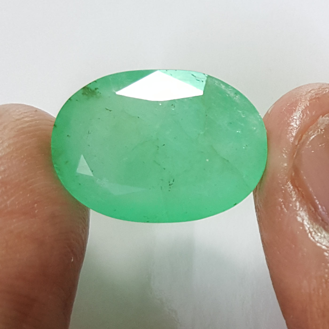13.20 Ratti Natural Emerald Stone With Govt. Lab Certified (4551)
