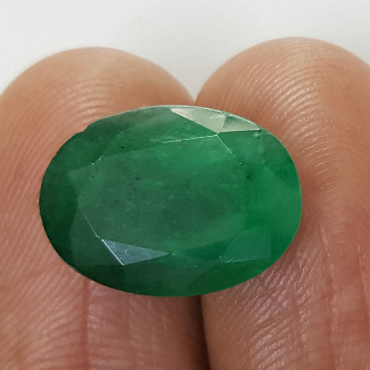 8.14 Ratti Natural Emerald Stone With Govt. Lab Certified (4551)