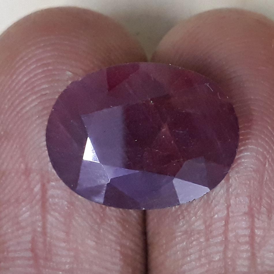 8.64 Ratti  Natural ruby with Govt. Lab Certificate-(1221)