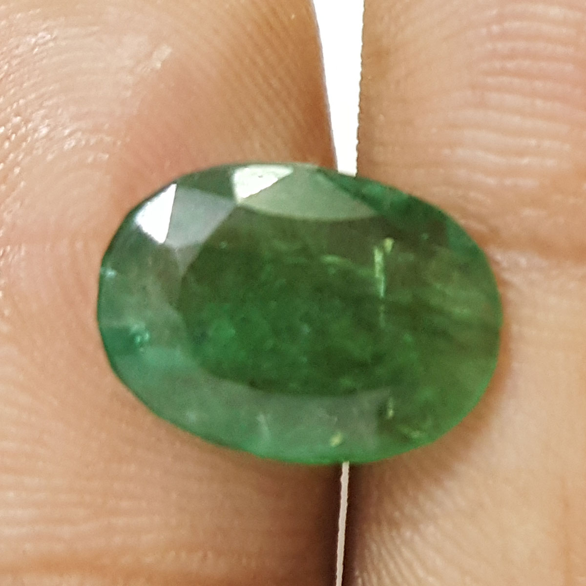 3.74 Ratti Natural Emerald Stone With Govt. Lab Certified (5661)