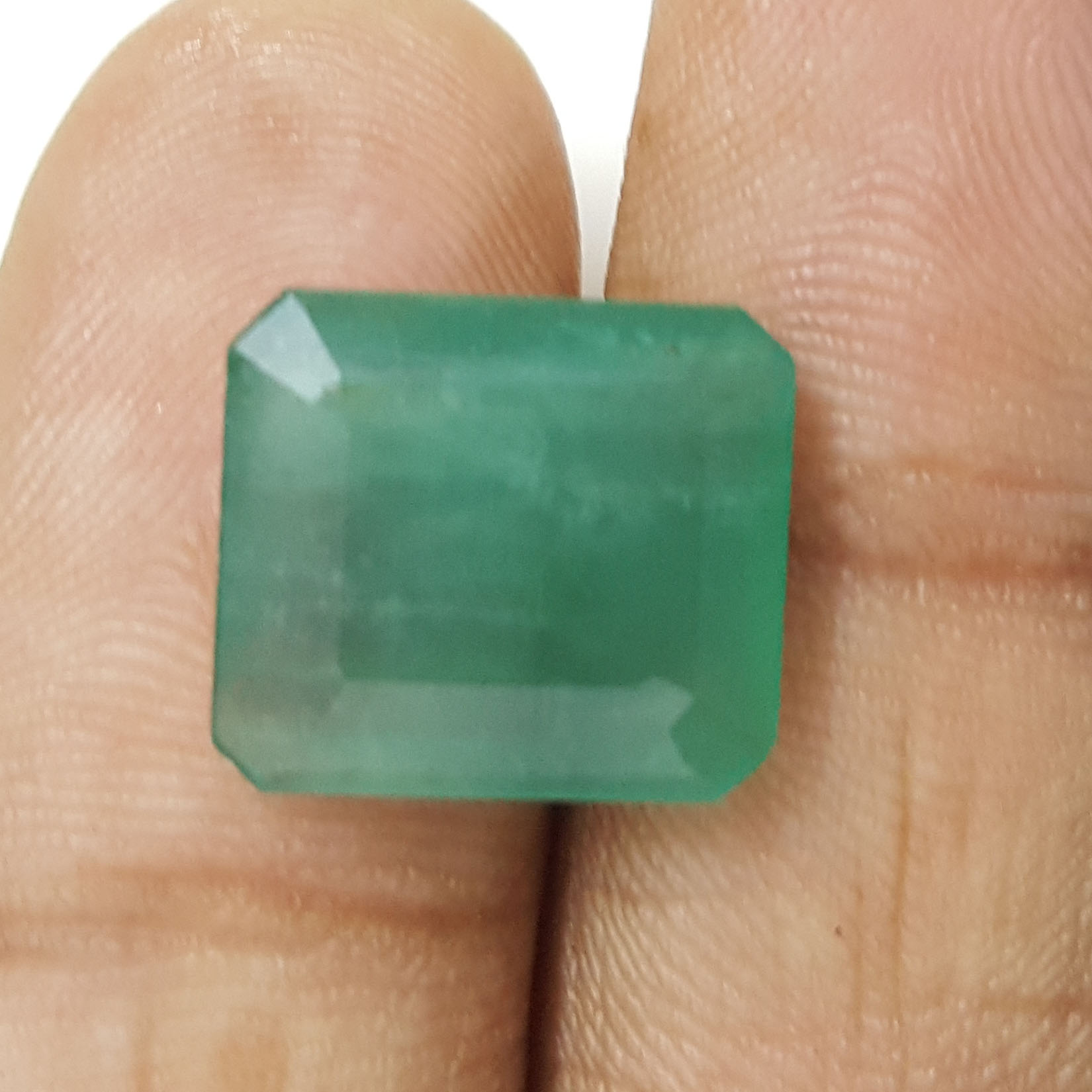 10.31 Ratti Natural Emerald Stone With Govt. Lab Certified (6771)