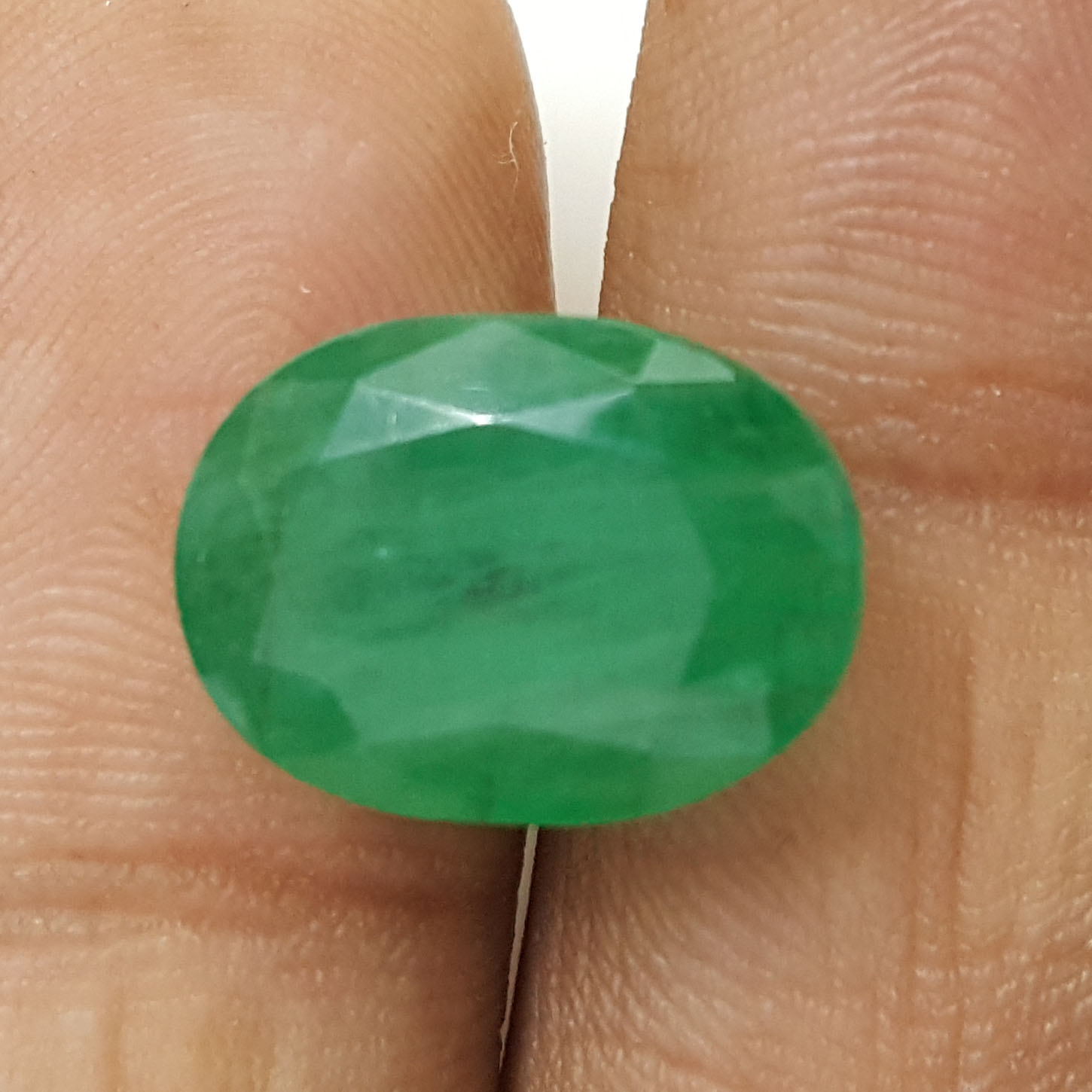 11.67 Ratti Natural Emerald Stone With Govt. Lab Certified (5661)