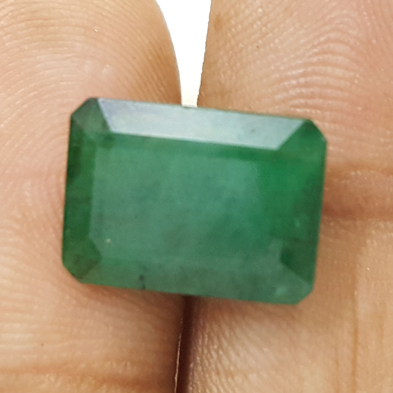 8.31 Ratti Natural Emerald Stone With Govt. Lab Certified (6771)