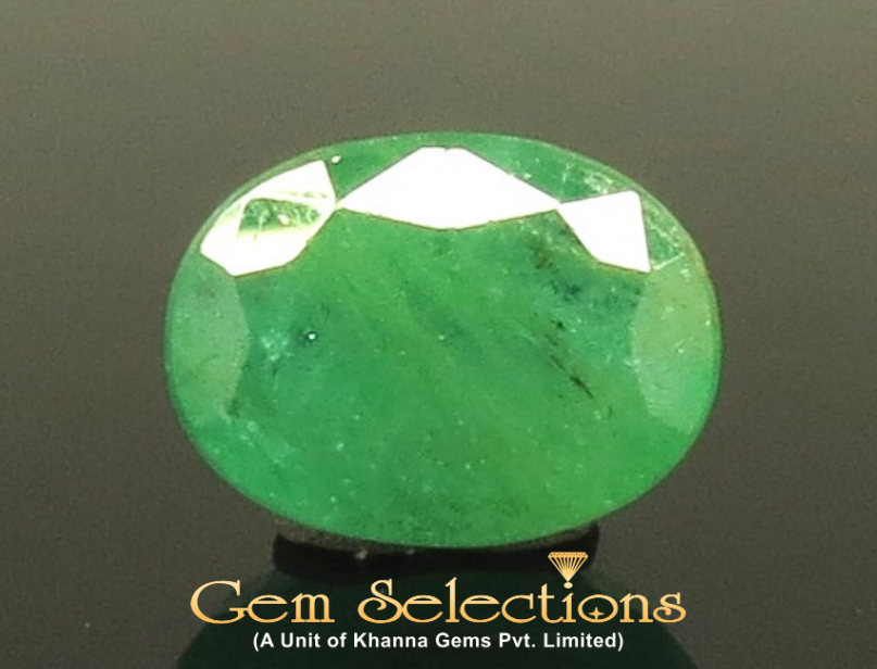 5.54 Ratti Natural Emerald Stone With Govt. Lab Certified (3441)