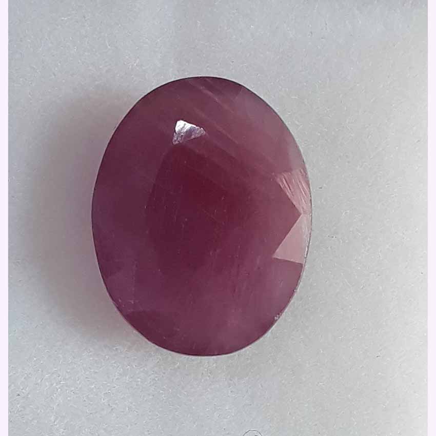 7.58 Ratti Natural New Burma Ruby with Govt Lab Certificate-(3441)