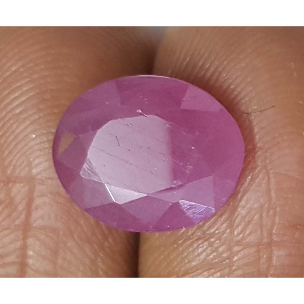 6.89 Ratti Natural New Burma Ruby with Govt Lab Certificate-(3441)