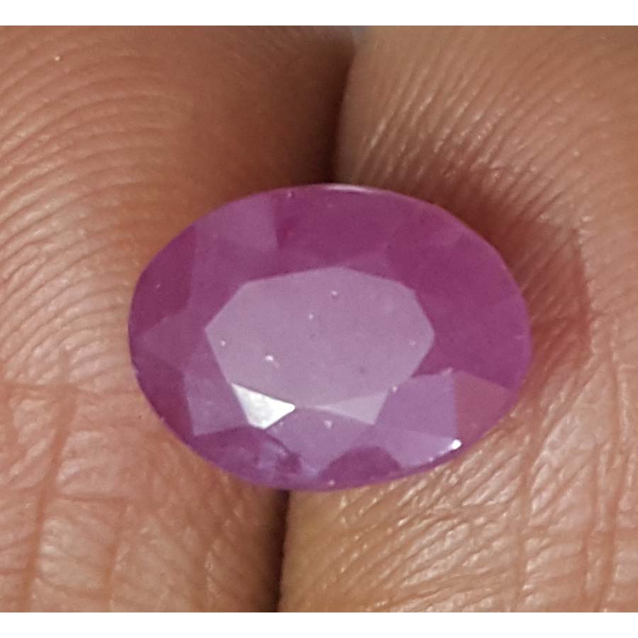 4.73 Ratti Natural New Burma Ruby with Govt Lab Certificate-(3441)