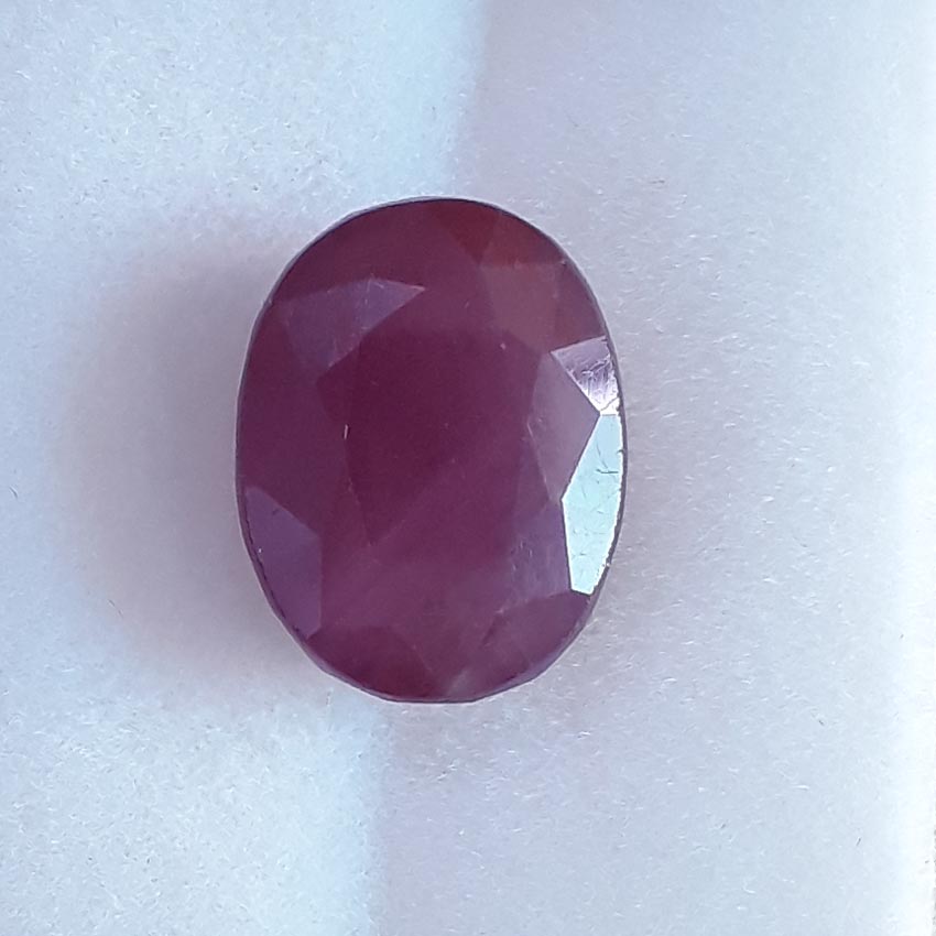7.14 Ratti Natural New Burma ruby with Govt. Lab Certificate-(4551)