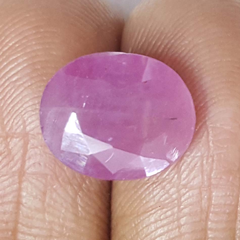 5.79 Ratti Natural New Burma Ruby with Govt Lab Certificate-(4551)