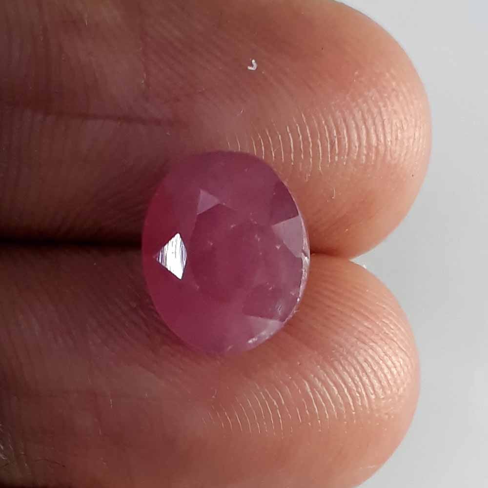 5.81 Ratti Natural New Burma Ruby with Govt Lab Certificate-(4551)